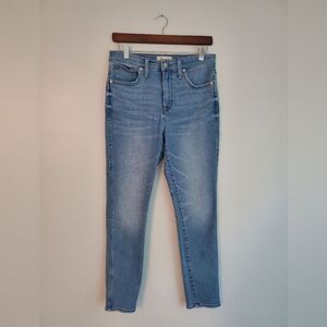 Madewell 10" high rise skinny crop jeans womens size 28
